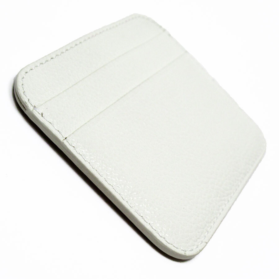 Balenciaga White Wallet Passport Green Leather Balenciaga White Wallet Passport Green Leather